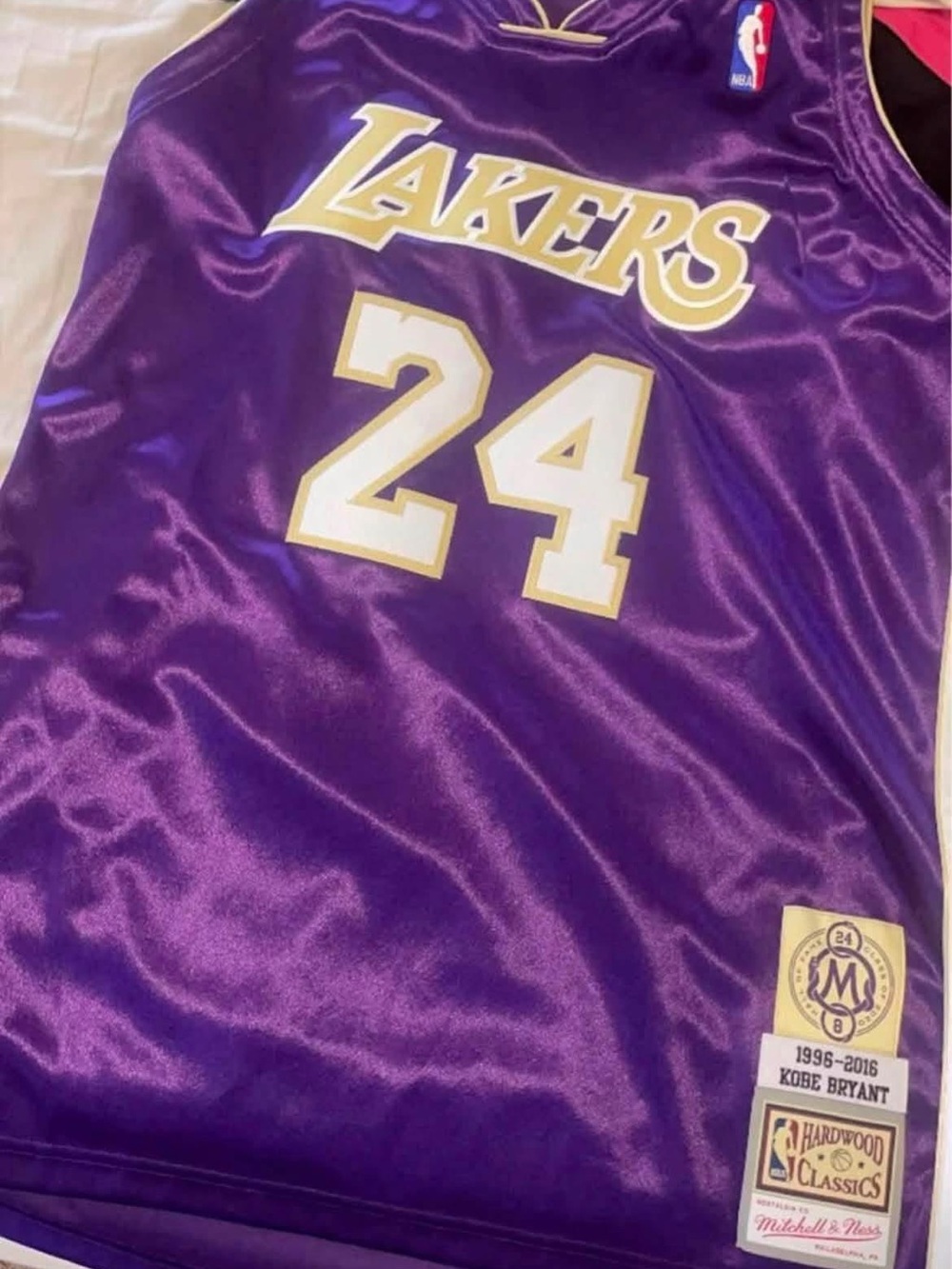 Los Angeles Lakers #24 Kobe Bryant Purple Jersey - Hardwood Classics